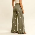 thumbnail image 4 of Axiiglly Wide Leg Jeans for Women High Waisted Straight Ruffle Hem Jeans with Pockets Vintage Baggy Trendy Denim Pants, S-3XL, 4 of 7