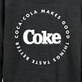 thumbnail image 3 of Coca-Cola - Coke Makes Things Taste Better - Women's Lightweight French Terry Long Sleeve Shirt, 3 of 5
