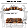 thumbnail image 6 of HELLHERO Retro Autumn Pumpkin Rollator Walker Seat and Backrest Rollbar Covers Set for Senior Rollator Seat Covers for Seniors, 6 of 7