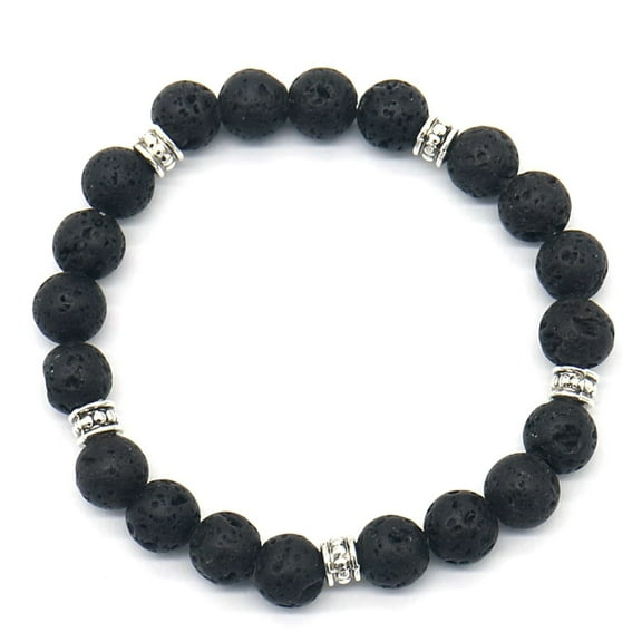 Amy and Annette Onyx Gemstone Healing Bracelet, Black