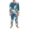 thumbnail image 3 of Zufioo Game All Day Mens Pajamas Set, Mens Long-Sleeved Pajama and Pajama Pants,Pajamas Para Hombres,Men's Sleepwear-Medium, 3 of 7