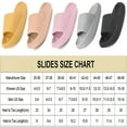 thumbnail image 2 of Cloud Slide Sandal for Women and Men, Pillow Slippers Thicken Sole Slide, Shower Bathroom Slides Sandals, Slides Super Comfy Soft Foam Slip-Resistant Slides, 2 of 6