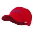 thumbnail image 2 of Celebrate Wording Embroidered Cap - Red OSFM, 2 of 5