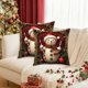 thumbnail image 4 of Adornos navideños, regalos navideños, fundas de almohada navideñas, decoración de festivales, decoración de sofá, almohada de lino, funda de almohada de lino, 4 of 6