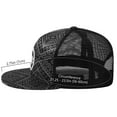 thumbnail image 3 of BASSDASH Flat Brim Trucker Cap Adjustable Snapback Hat Mesh Back For Men Women, 3 of 6