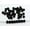 Black, variant on U8MO 200 Fluo Neon Beads Acrylic Round Beads 8mm(0.32") Rubber Tone Color Choice-Mixed Color