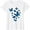 White, variant on Blue Butterfly Art Garden Beautiful Butterflies T-Shirt Women Short Sleeve