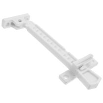 Tineasur White Window Security Bar ABS Material for Home Use Safety and Theft Prevention