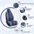 thumbnail image 3 of Unique Bargains Universal Durable Baja Blanket Bucket Car Front Seat Cover 2 Pcs, 3 of 7