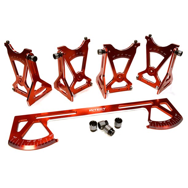 Integy RC Toy Model Hopups C26145RED Precision Pro Setup Station