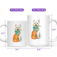 thumbnail image 4 of Hardworking West Highland White Terrier Ready Back to School New Year Classes Mug Westie Westy Dog Lover Coffee Tea Cup - 12011, 4 of 4