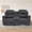 Gray, variant on Electric Reclining Loveseat Sofa with 8-Point Vibration Massage, Bluetooth Speakers, Storage Console and Cup Holders for Living Room & Home Theater(Gray, Loveseat)