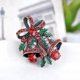 thumbnail image 4 of Broche de campana pequeña de Navidad YONGSHENG con diamantes de imitación 1 par, 4 of 5