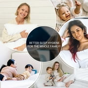 Everlasting Comfort Waterproof Pillow Protector Zippered Hypoallergenic Pillow Cover, Standard 2pc