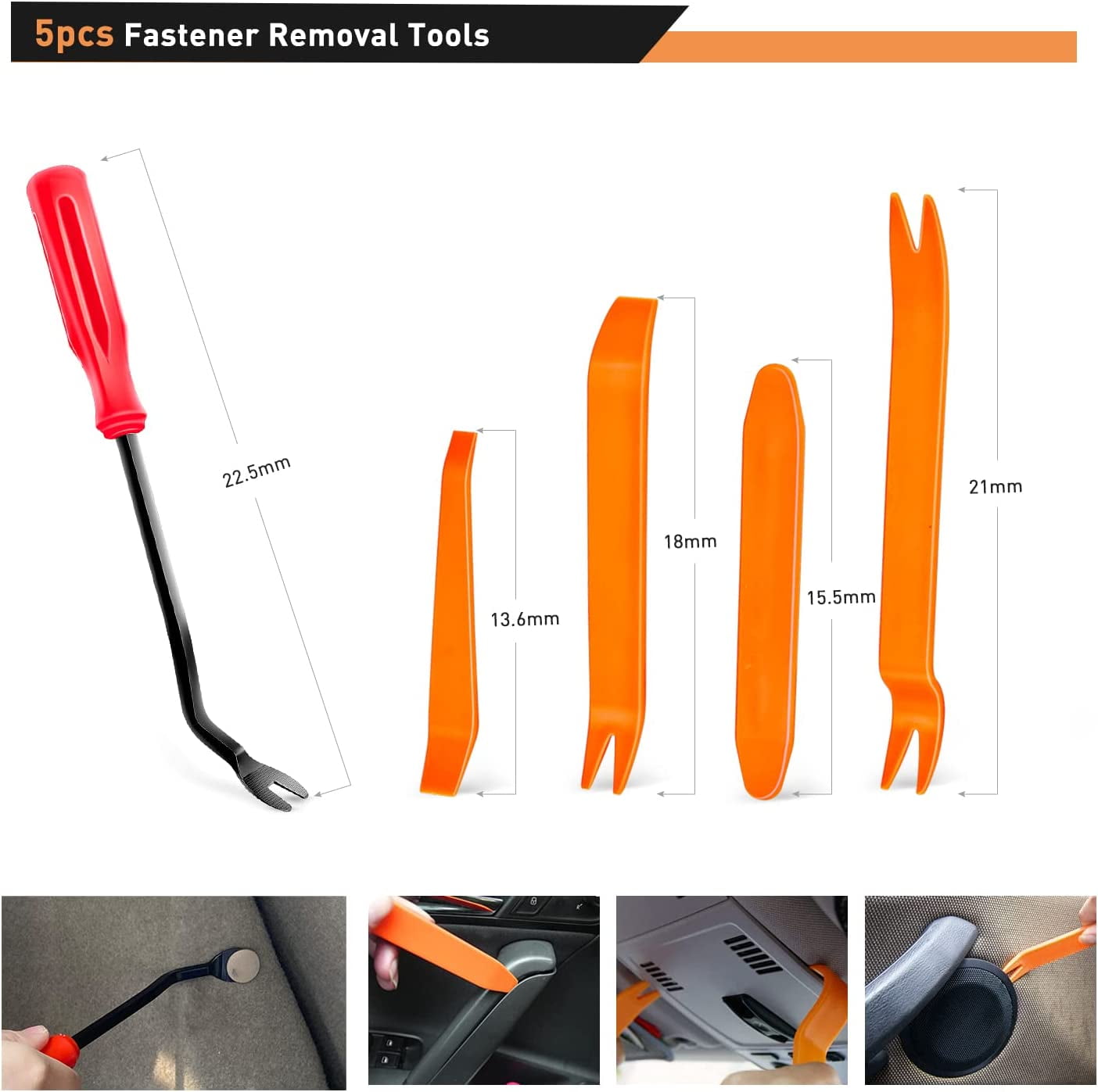 GOOACC 700Pcs Car Push Retainer Clips Auto Fasteners Assortment 30 Sizes Nylon Bumper Fender Rivets with 10 Cable Ties Fasteners Remover for Toyota GM Ford Toyota Honda Chrysler