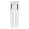thumbnail image 4 of Dagugfen Mens Casual Pants Drawstring Elastic Waist Loose Lightweight Solid Color Work Lounge Pants, 4 of 9