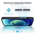 thumbnail image 6 of for iPhone 12 Phone Case, Shockproof iPhone 12 Pro Case, Military Grade Drop Protection, Protective Hard Back Slim Translucent Case for iPhone 12/12Pro 6.1'', Frosted Black…, 6 of 12