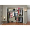 thumbnail image 2 of ClosetMaid Expandable 5 Feet to 8 Feet Closet Systems, Silver, 2 of 3