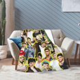 thumbnail image 5 of Blanket Zayn Malik Soft and Comfortable Warm Fleece Throw Blankets Yoga Blankets Beach Blanket Picnic Blankets Gift for Dorm Room Office Decor Sofa Bed Camping Travel All Season, 5 of 6