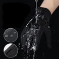 thumbnail image 3 of Guantes De Invierno Guanti caldi unisex Guanti da bicicletta impermeabili per corsa, sci, ciclismo (nero XL, 3 of 8