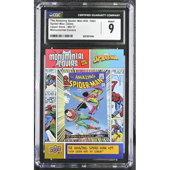 2024 Upper Deck Marvel Monumental Covers #17 The Amazing Spider-Man #39 CGC 9