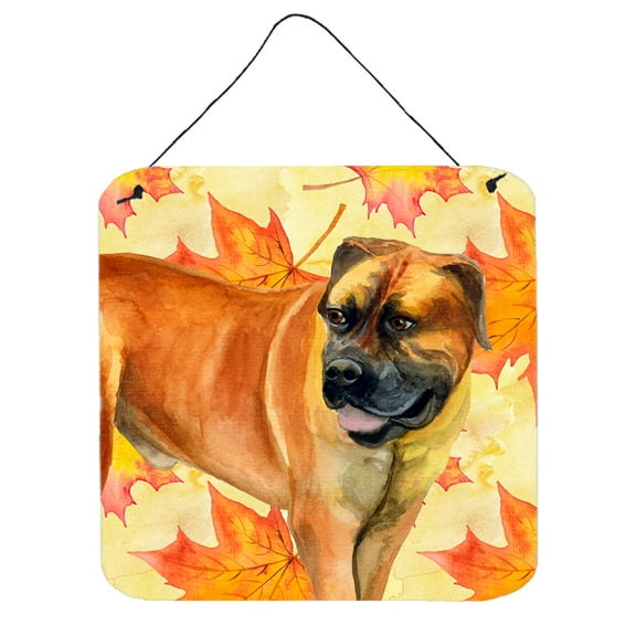 Boerboel Mastiff Fall Wall or Door Hanging Prints Yellow