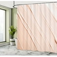 thumbnail image 4 of Ambesonne Blush Shower Curtain, Pinky Stripes Pattern Print, 69"Wx75"L, Pale Eggshell Sand Brown, 4 of 4