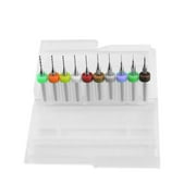 Precision Micro Drill Bit Set, Tungsten Carbide Bits For Miniature CNC Work, Offering High-Precision Engineering And Wide Application, Compatible with Dremel Tools