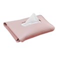 thumbnail image 1 of 1 unidad de juego de toallas de caja de pañuelo de coche, visera de sol, soporte de caja de tejido de cuero Pu, rosa Feliz Sencillez, 1 of 5