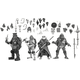 thumbnail image 1 of NECA Universal Monsters x TMNT Black & White 4-Pack, 1 of 7