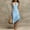 Light Blue plus size chiffon midi dress a1, variant on Uscallm Women Summer Plus Size Halter High Low Ruffle Midi Dresses Casual Short Sleeve Flowy Chiffon Beach Party Vacation Sundresses, Yellow XL