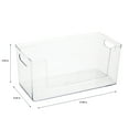 thumbnail image 6 of Simplify Rectangular Cabinet Organizer Basket Bin, Clear, 6 of 6