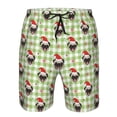 thumbnail image 3 of Goofa Christmas Hat French Bulldog Printed Mens Swim Trunks Summer Quick Dry Short Beach Swimwear Bathing Suits-XX-Large, 3 of 9