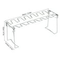 thumbnail image 6 of 2pcs Chicken Wing Leg Grill Rack Folding Barbecue Oven Roaster Stand, 6 of 12