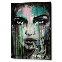 Epic Graffiti 'New Muse' by Loui Jover, Canvas Wall Art, 12"x18"