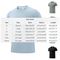 thumbnail image 2 of Men's Short Sleeve UPF 50+ Cooling T-Shirt Quick Dry Workout Athletic Running Swim Tops Tee Rash Guard Performance Shirts Big and Tall Size M-4XL Gray, 2 of 7