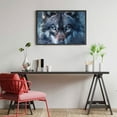 thumbnail image 6 of JRXY Wolf Blue Eyes Furry Art Wooden Jigsaw Puzzle for Adults 1000 PCS, 6 of 6