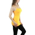 thumbnail image 3 of ToBeInStyle Women's 21 Inch Long Nylon Camisole - Bright Orange - One Size, 3 of 3