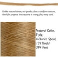 thumbnail image 4 of The Beadsmith Artificial Sinew – Waxed Polyester Cord, Natural Color, 5-Ply, 4 oz, 131 yds / 394 ft, 4 of 7