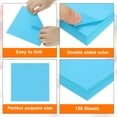 thumbnail image 3 of Unique Bargains 150 Sheets Origami Paper Double Sided Color 4x4Inch Scrapbook, Dark Blue, 3 of 7