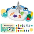 thumbnail image 4 of WSBDENLK Kitchen Sink Toys Kid Play Sink with Running Water Pretend Play Kitchen Sink with Cute Pattern Role Sink Play Toys for Kid Gift Gifts for Child Fall Saving, 4 of 6
