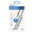 Vivitar MultiPort USB Hub with SD, Micro SD and Compact Flash Card