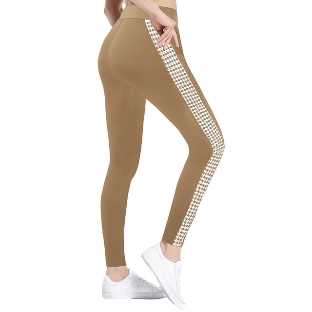 TJAZFJPA Womens Pants Fall 2025 Aesthetic Women's High Rise Leggings Belly Control Soft Opaque Print Pants with and Thousand Birds for Fitness Skating Jogger Stroller