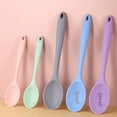 thumbnail image 1 of Cuchara de silicona con fugas, más tamaño de cuchara, revuelva, condimento, ensalada, más utensilios de cocina de una pieza con todo incluido, 1 of 5