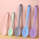 thumbnail image 1 of Cuchara de silicona con fugas, más tamaño de cuchara, revuelva, condimento, ensalada, más utensilios de cocina de una pieza con todo incluido, 1 of 1