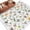 White, variant on Purple Dinosaur Round Area Rug 4Ft Washable Circle Rugs for Bedroom Dining Room, Vintage Letters Farm Animals Non-Slip Carpet Floor Mats Indoor Outdoor Carpet Runner Aesthetic Home Decor