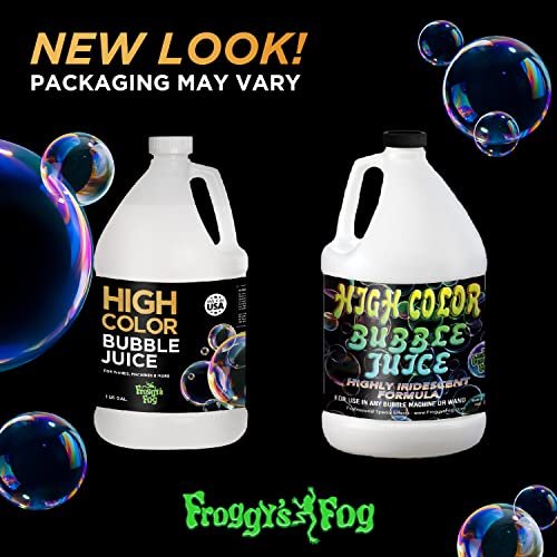 Froggys Niebla - Zumo de Burbujas de Alto Color - Fuerte, Duradero, Iridiscente - Compatib Froggys Fog Froggys Fog