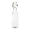 thumbnail image 3 of Restaurantware-17 Ounce Swing Top Glass Bottles, 10 Airtight Seal Glass Bottles With Swing Top Lids - Medium, Resealable, Clear Bottle, For Sodas, Kombuchas, Juices, 3 of 4
