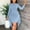 Sky Blue, variant on Women's Bodycon Dresses Midi Work Pencil Dress Tea Party Long Sleeve Dress Church Cocktail Irregular Ruffle Ruched Dresses
