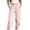 Pink, variant on Girls Casual Solid Color Elastic Waist Capri Pants for Everyday Comfort with Pockets for Play, 14-15 Years, Black